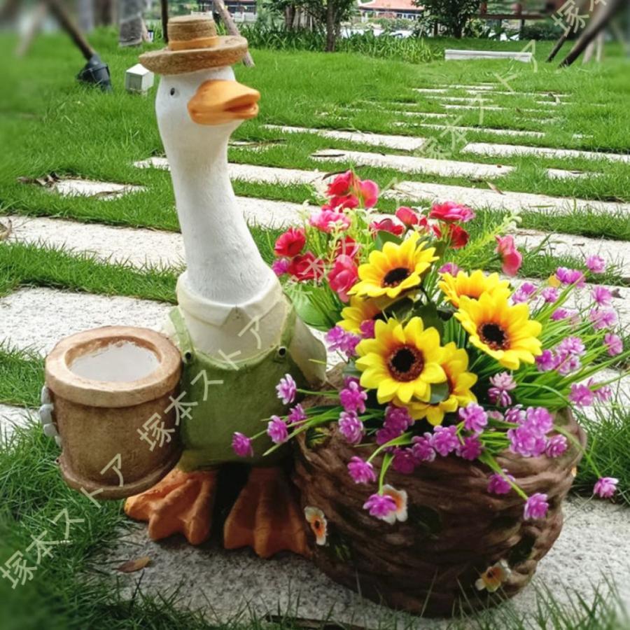 庭 オブジェ 置物 ガーデン 雑貨 ガーデニング 植木鉢 動物 芝生