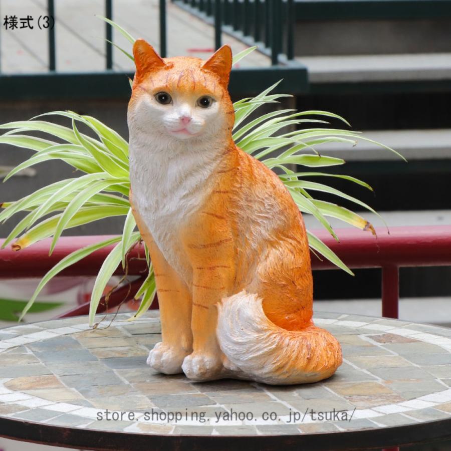 猫 置物 オブジェ オシャレな置き物 ねこ ガーデニング雑貨 庭のアート 猫の置物 アウトドア デコレーション インテリア雑貨 【カトリック教会】 庭の風景彫刻 かわいい