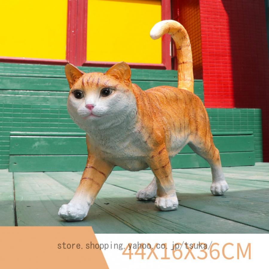 猫 置物 オブジェ オシャレな置き物 ねこ ガーデニング雑貨 庭のアート 猫の置物 アウトドア デコレーション インテリア雑貨 【カトリック教会】 庭の風景彫刻 かわいい