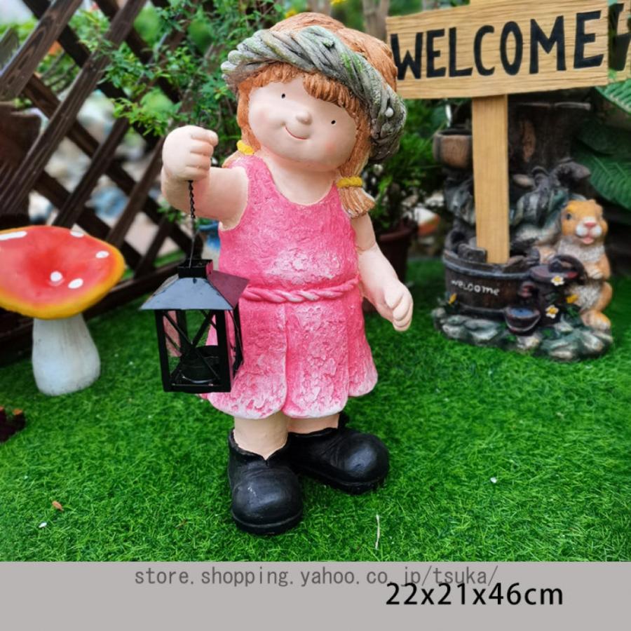置物 庭 大型 男の子の置物 樹脂製 女の子 オーナメント ガーデン インテリア 雑貨 ガーデニング 庭オブジェ 玄関 ガーデン オーナメント ガーデンオブジェ_9
