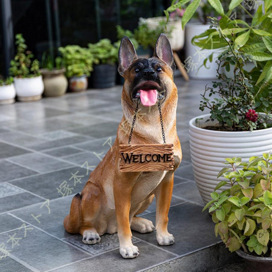 犬の置物 ガーデニング オーナメント ガーデン オブジェ 置物 