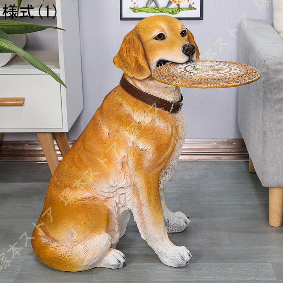 犬の置物 屋外 大型 いぬ イヌ 動物 オーナメント ガーデン インテリア 雑貨 犬 置物 庭 大きい ガーデニング ガーデン置物動物 おしゃれ かわいい 動物の置物_3