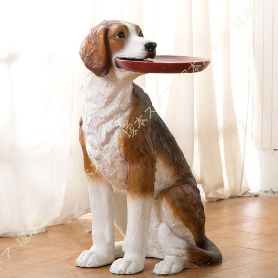 ガーデン オブジェ 動物 屋外 置物 おしゃれ 大型 犬 園芸装飾