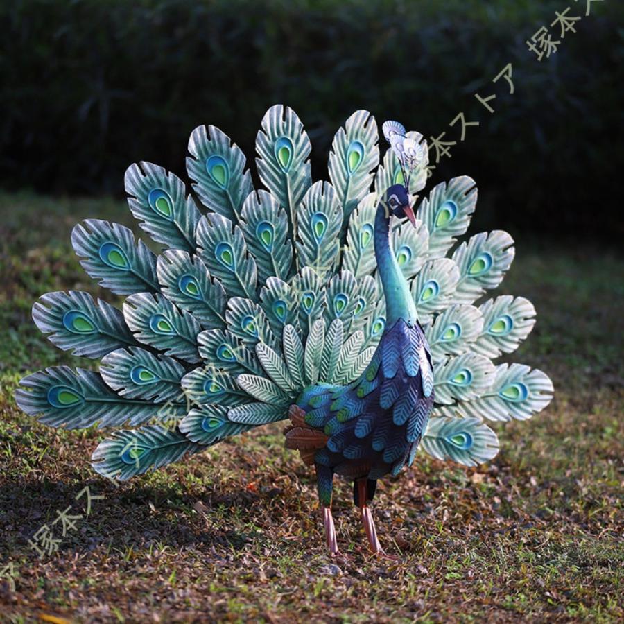鳥の置物 屋外 リアル ガーデンオーナメント 装飾 動物オブジェ