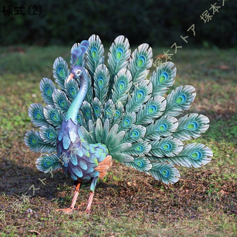 鳥の置物 屋外 リアル ガーデンオーナメント 装飾 動物オブジェ