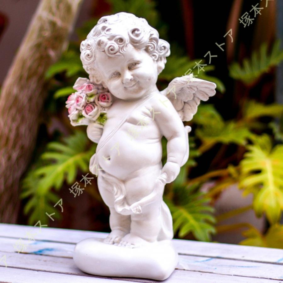 天使 ガーデン 雑貨 庭飾り 置物 オブジェ かわいい 盆栽造園 盆栽飾り