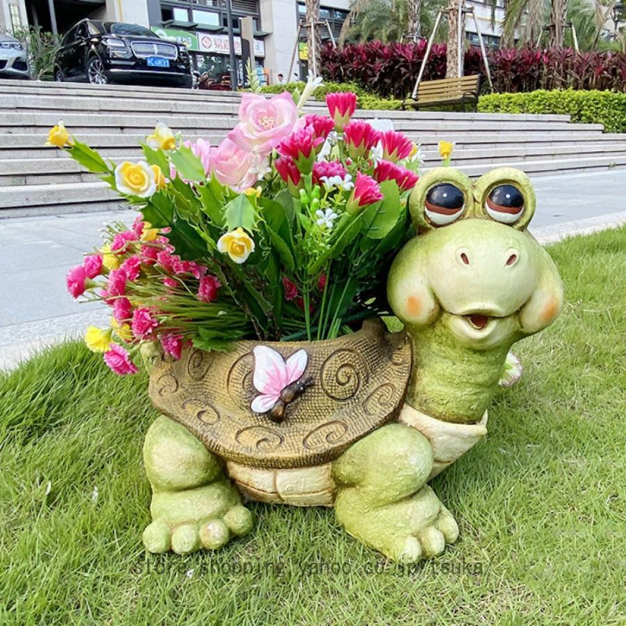 動物の置物 かわいい ガーデン オーナメント アニマル オブジェ