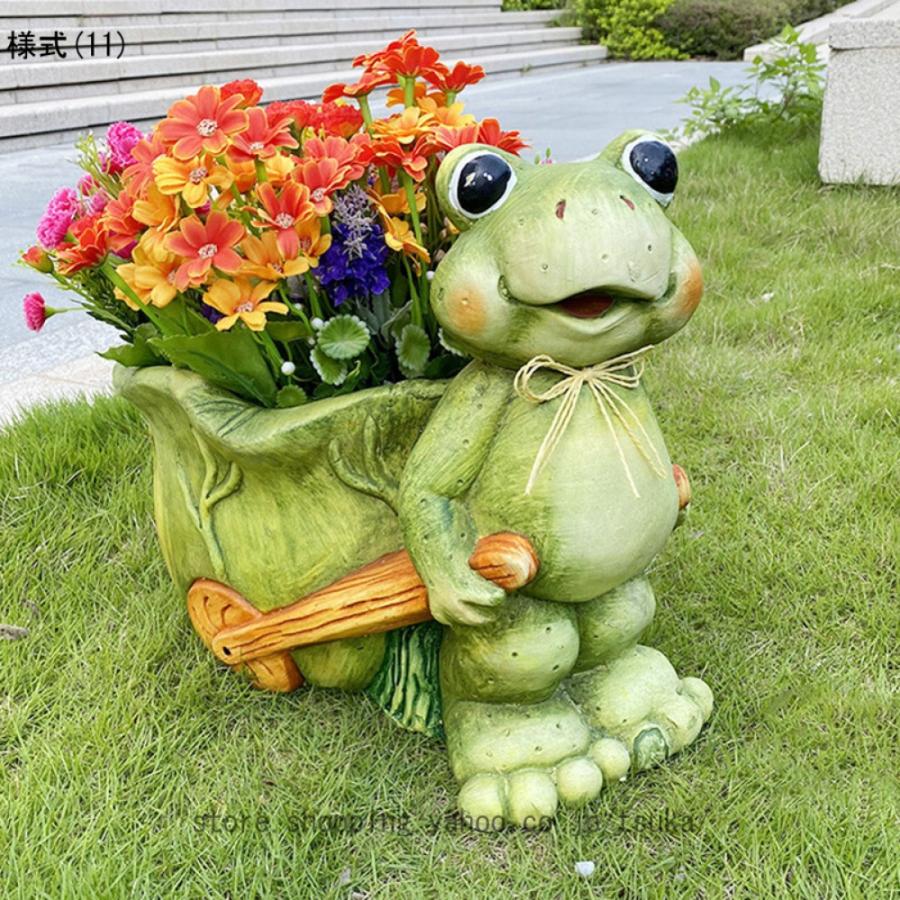 大きい親子カエル オブジェ 置物 縁起物】木製 カエル彫刻 親子 約30cm