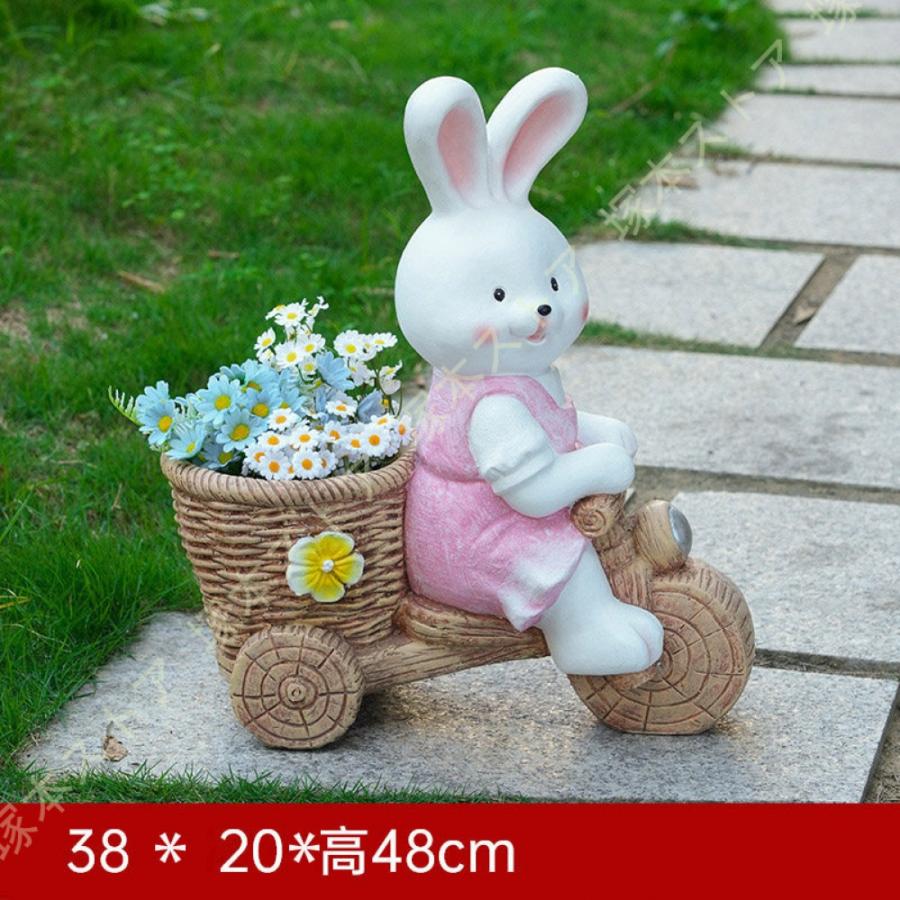 庭の彫像 置物 うさぎ ガーデン 雑貨 ガーデニング雑貨 おしゃれ 動物