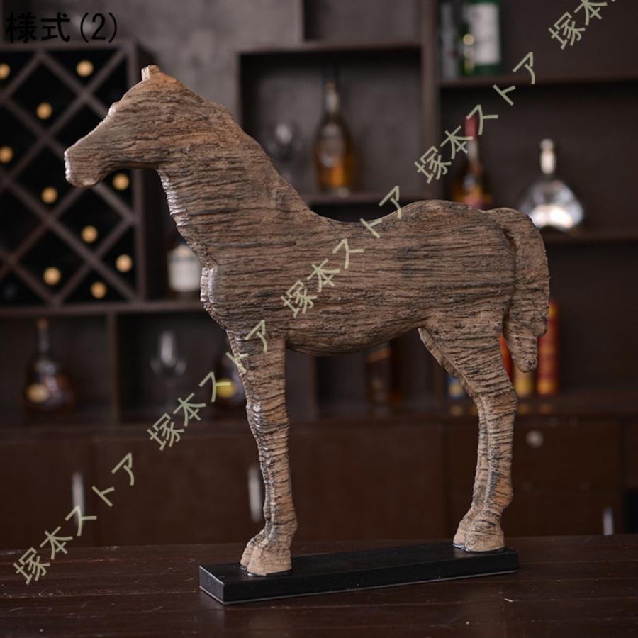 ウマ　馬　石製　オブジェ　置物　インテリア　工芸品　美術品　A1702 インテリア雑貨 置物 オブジェ 北欧 モダン 可愛い 置き物