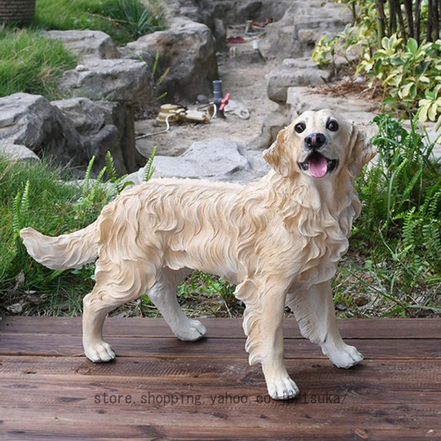 犬の置物 いぬ イヌ 動物 ガーデンオーナメント 犬 庭 オブジェ