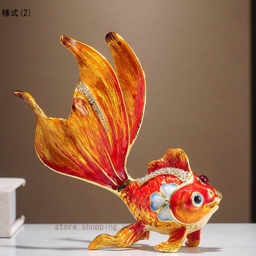 風水雑貨 インテリア 置物 おしゃれ 飾り物 かわいい 飾り 卓上 オーナメント 置き物 オブジェ シンプル 風水 魚 雑貨 開運 ホーム ベッドルーム_4