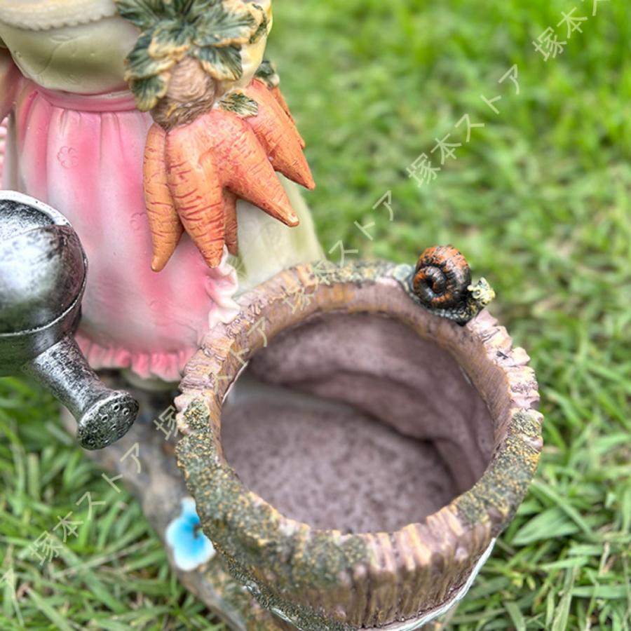 うさぎ ガーデン グッズ 動物 置物 ガーデニング雑貨 芝生 ベランダ