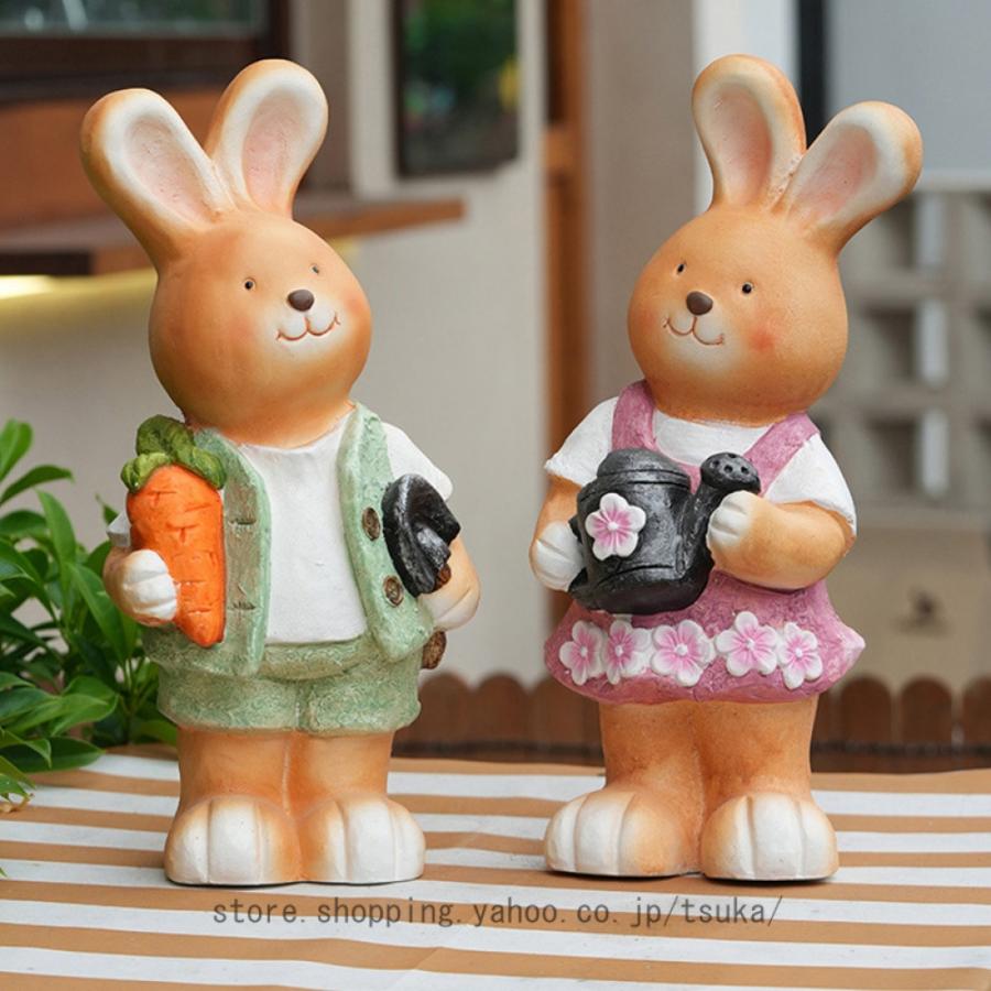 置物 動物 庭の飾り 屋外 アウトドア デコレーション 誕生日 記念日 プレセント かわいい うさぎ ガーデンオーナメント 庭のアート 【ドッグオーナメント】 ガーデン