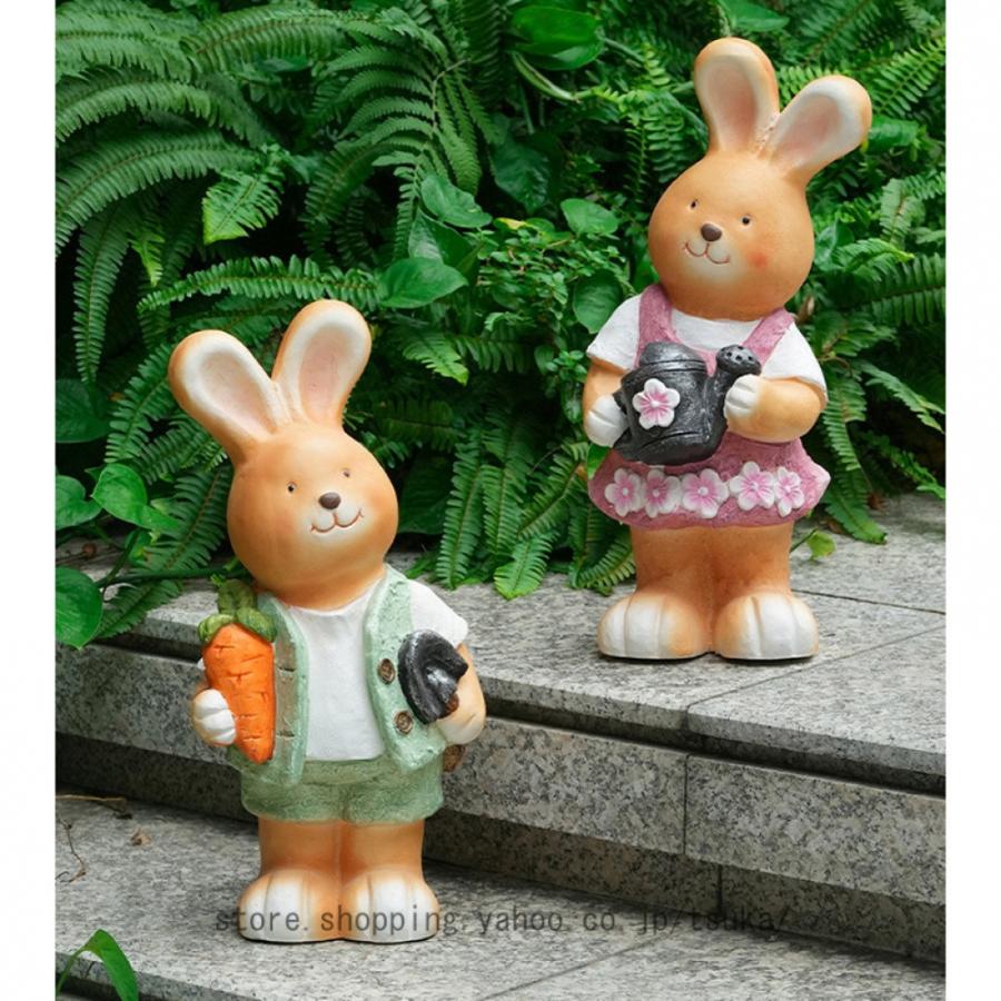 置物 動物 庭の飾り 屋外 アウトドア デコレーション 誕生日 記念日 プレセント かわいい うさぎ ガーデンオーナメント 庭のアート 【ドッグオーナメント】 ガーデン
