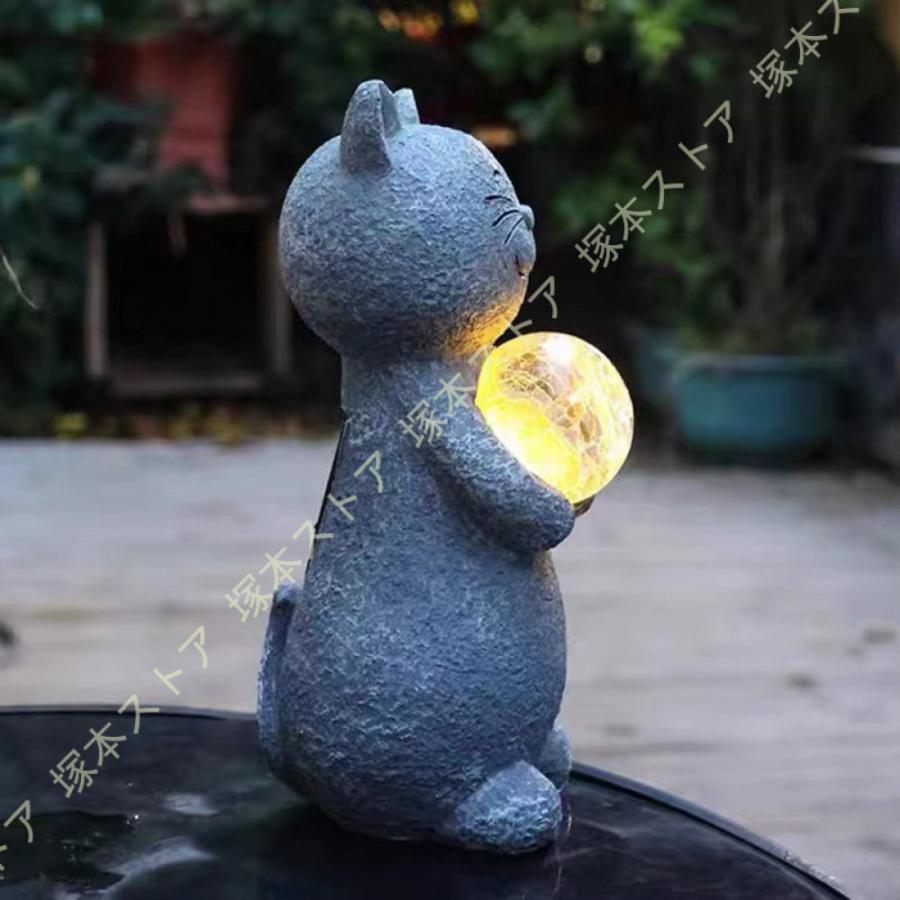 ガーデニング雑貨 屋外 猫の置物 かわいい ガーデン 置物 オブジェ