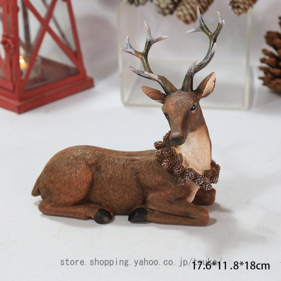 クリスマス トナカイ 置物 オブジェ 装飾 クリスマス飾り オーナメント