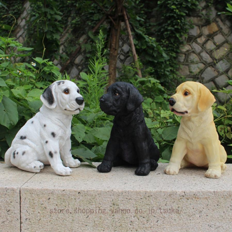 庭、ガーデニング 動物の置物 インテリア 犬 オーナメント ガーデン 