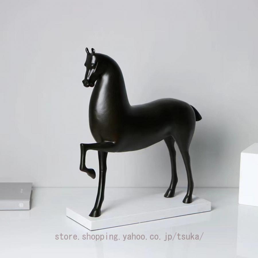 馬の置物 風水 インテリア雑貨 オフィス 棚 テレビ台 キャビネットの