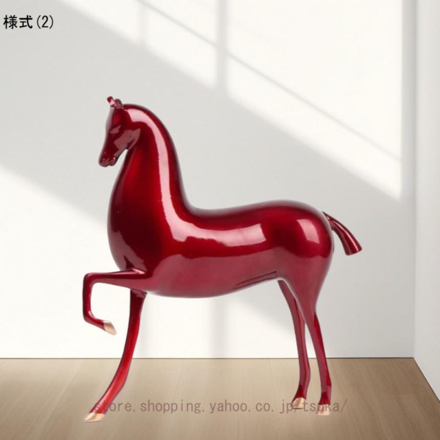 馬の置物 風水 インテリア雑貨 オフィス 棚 テレビ台 キャビネットの