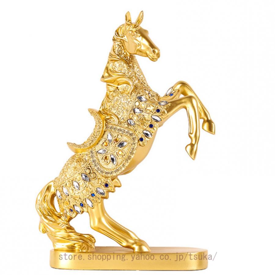 玄関 風水グッズ 置物 オブジェ 動物 馬 彫刻 デコレーション 開運