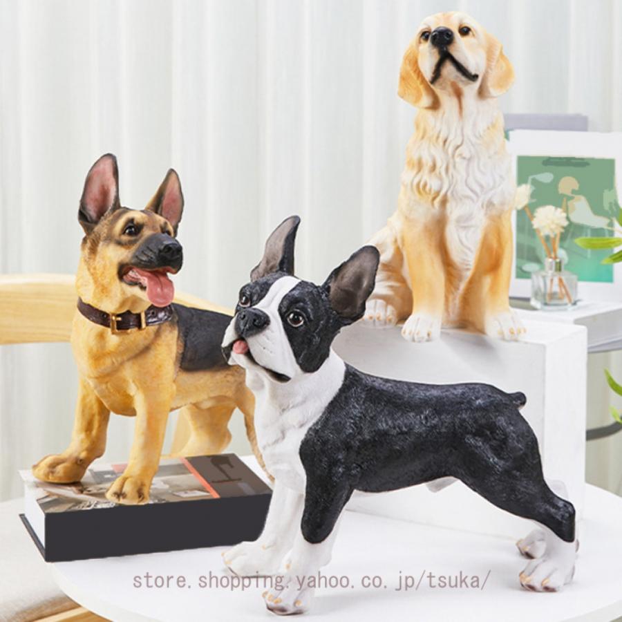 ガーデニング かわいい 置物 おしゃれ 犬 動物 装飾用 ガーデンオーナメント ガーデンオブジェ 庭 オーナメント 屋外 デコレーション アニマル 玄関 階段 出窓_21