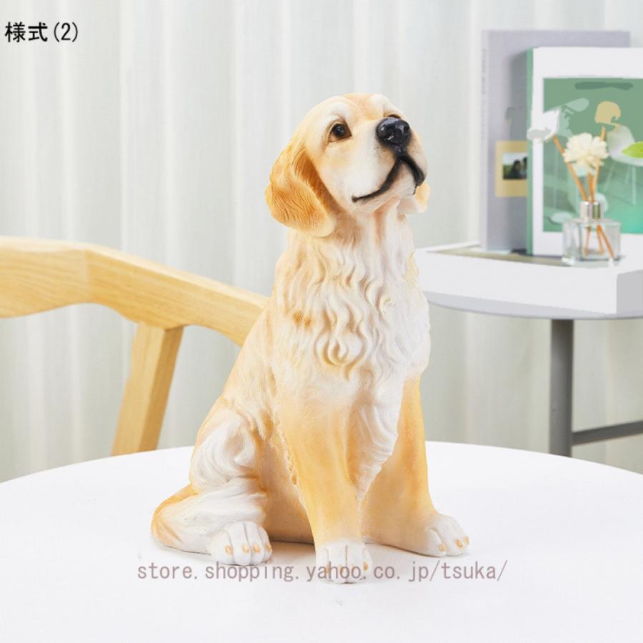 ガーデニング かわいい 置物 おしゃれ 犬 動物 装飾用 ガーデンオーナメント ガーデンオブジェ 庭 オーナメント 屋外 デコレーション アニマル 玄関 階段 出窓_5