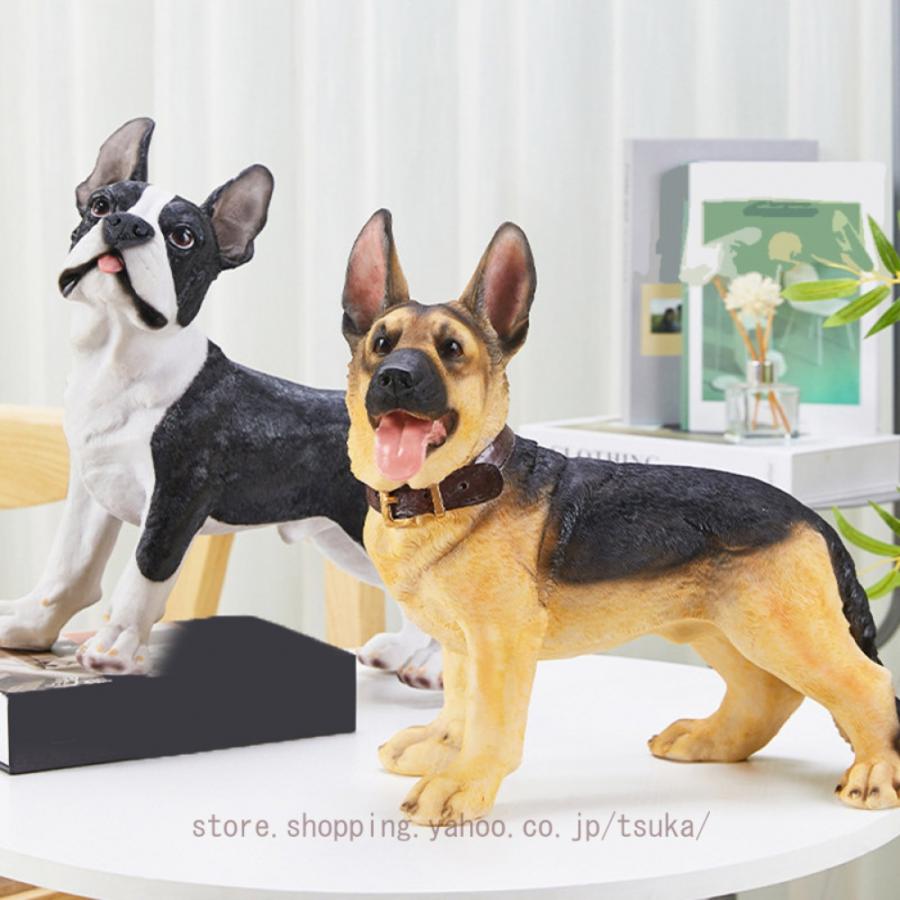 ガーデニング かわいい 置物 おしゃれ 犬 動物 装飾用 ガーデンオーナメント ガーデンオブジェ 庭 オーナメント 屋外 デコレーション アニマル 玄関 階段 出窓_11