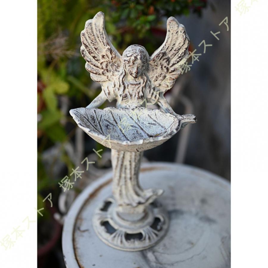 天使 小鳥 仲良し エンジェル ガーデン 置物 天使 小鳥 仲良し