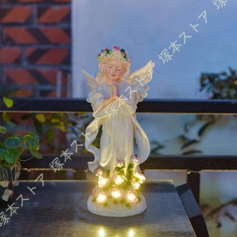 ソーラー置物 屋外 ガーデンオーナメント ガーデニング雑貨