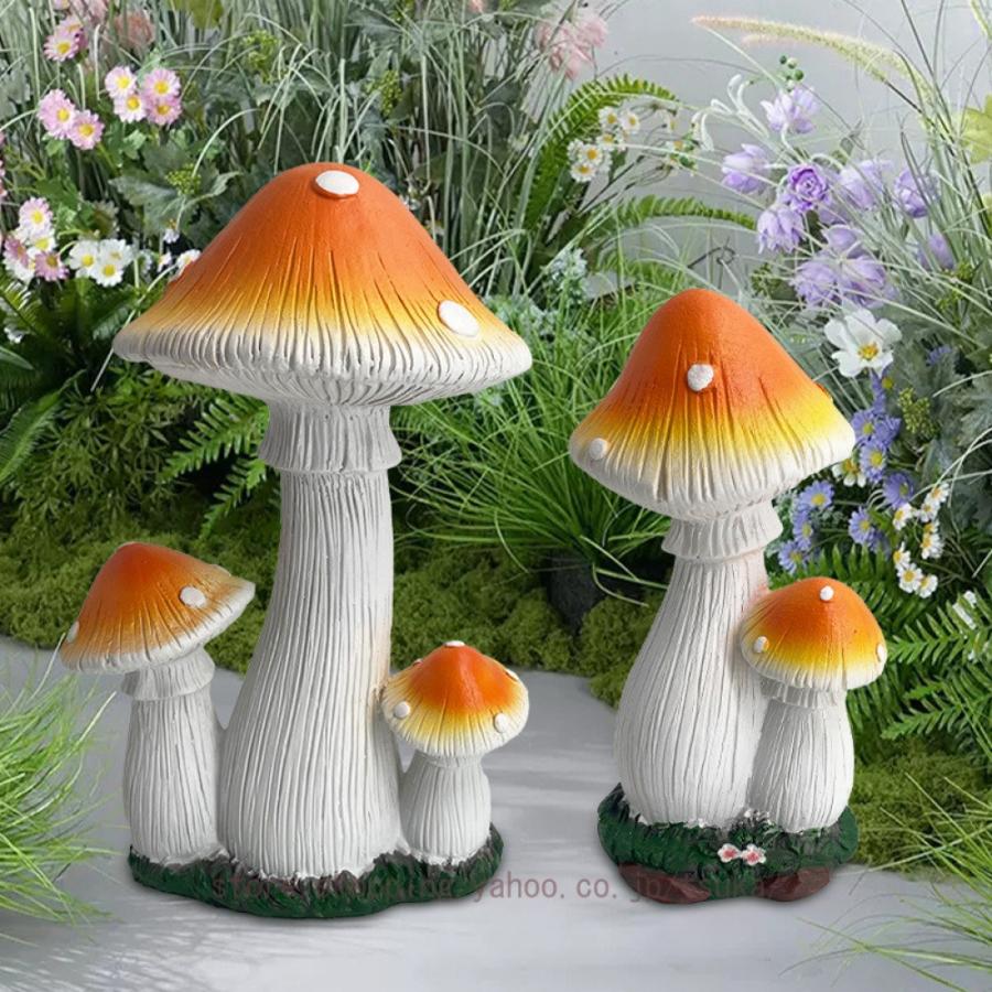 置物 妖精 きのこ キノコ オーナメント オブジェ ガーデン