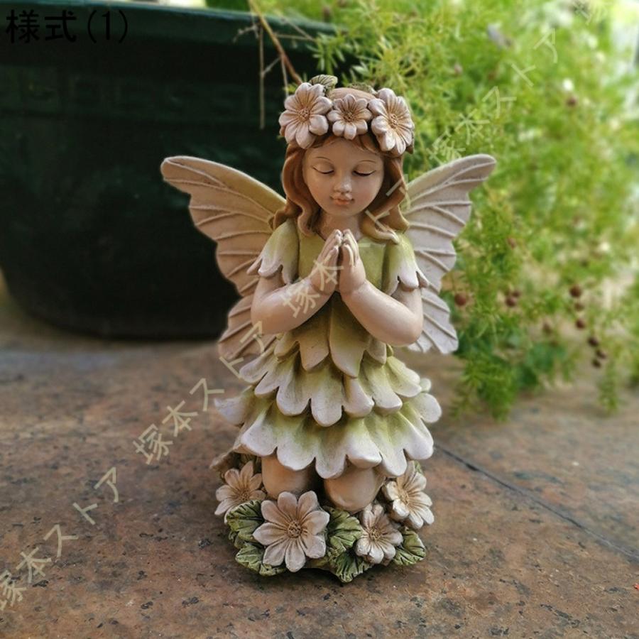 イギリス購入　美しい妖精の装飾品 3点セット Amazon.co.jp: LZPYYDS 樹脂 ソーラーランプ屋外防水ルミナス