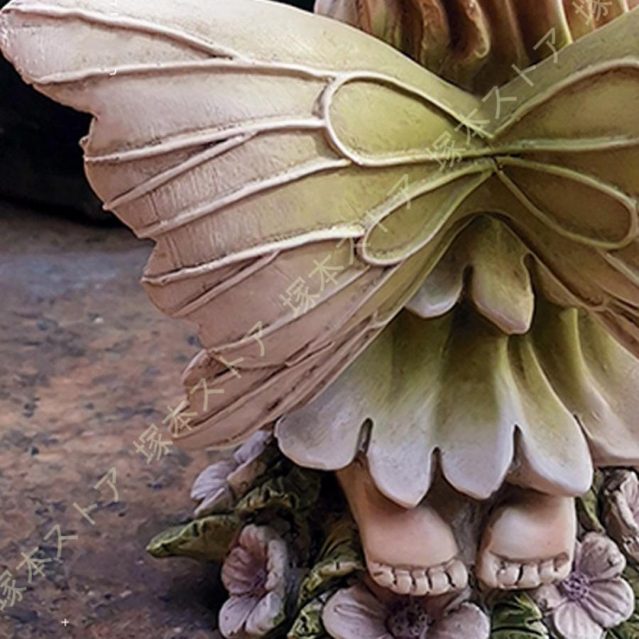 【限定1点】蝶の天然石アゲート×妖精オブジェ高級インテリア新品浄化・癒し・開運に 限定1点】蝶の天然石アゲート×妖精オブジェ高級インテリア新品