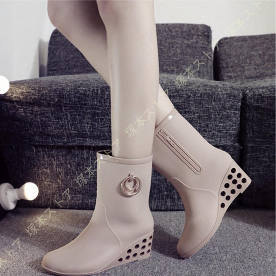 上等な 雨靴 梅雨対策 レインブーツ ショート丈 レインシューズ レディース ベルト付き ゆったり スリッポン かわいい おしゃれ 防水 ファッション 韓国風 レインシューズ サイズ 24 5cm Clinicaindicare Com Br