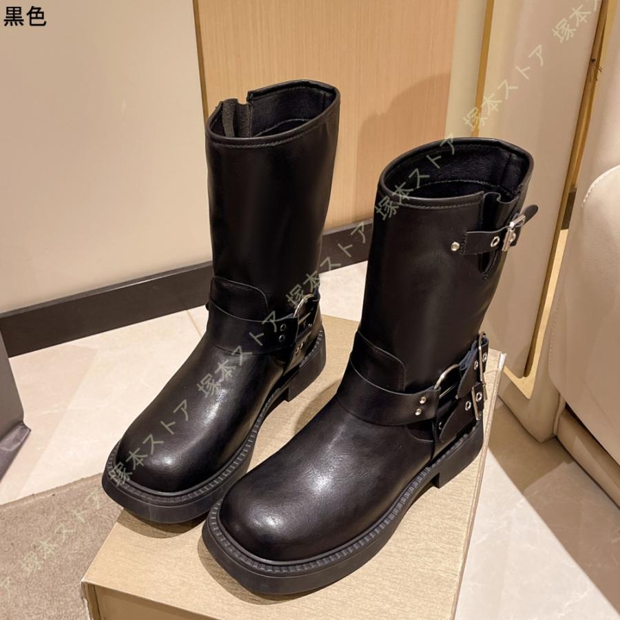 バイク用 エンジニアブーツ レディース 革 ブーツ 厚底 チャン バイク用 エンジニアブーツ レディース 革 ブーツ 厚底 チャン