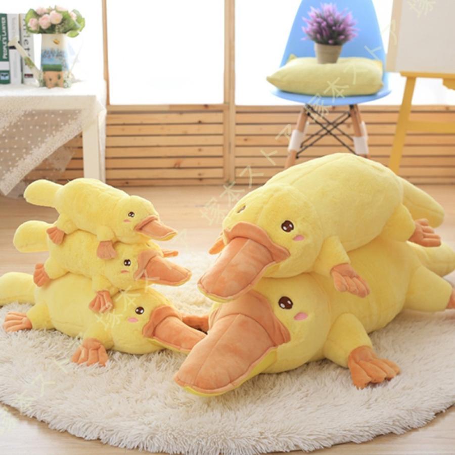 カモノハシぬいぐるみ 抱き枕 おもちゃ かわいい ふわふわ 柔らかい