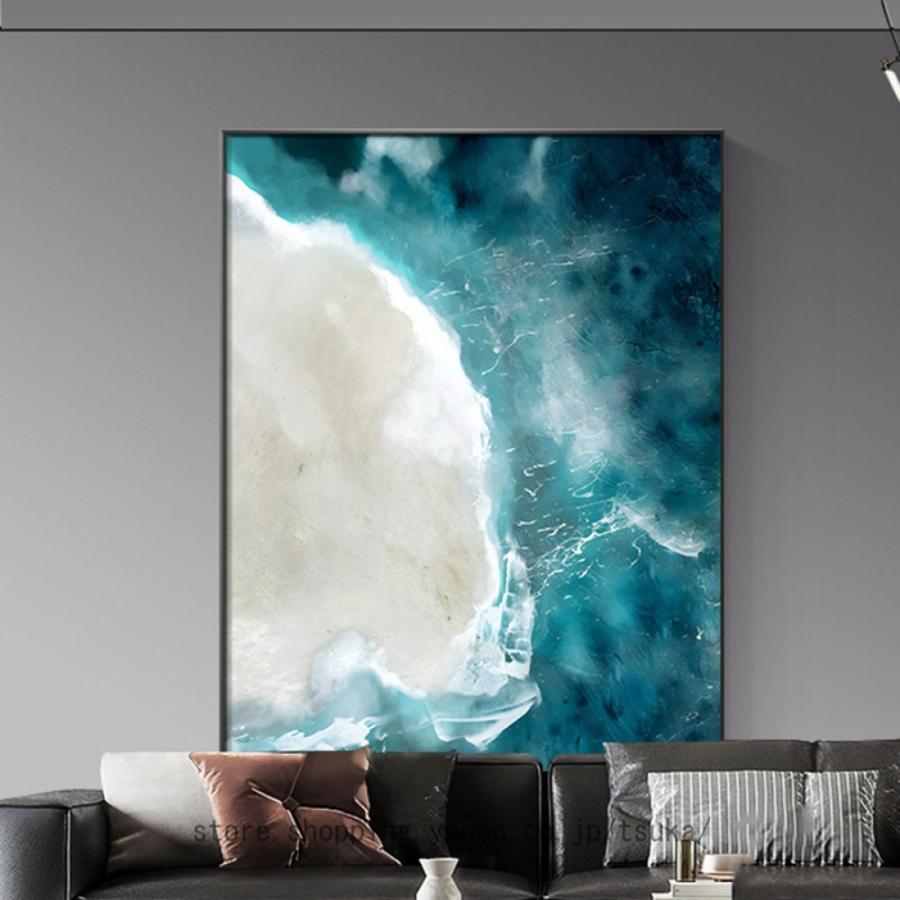 海 風景 ポスター 絵画 印刷される 壁アートパネル キャンバス プリント リビング 寝室 ダイニング バスルーム ホーム装飾 壁掛け アートフレーム モダン 現代_14