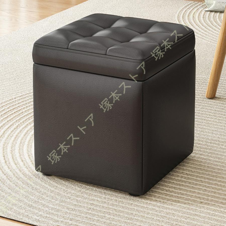 収納スツール 収納ボックス オットマン フタ一体型 座椅子 収納スツール 収納ボックス オットマン フタ一体型 座椅子