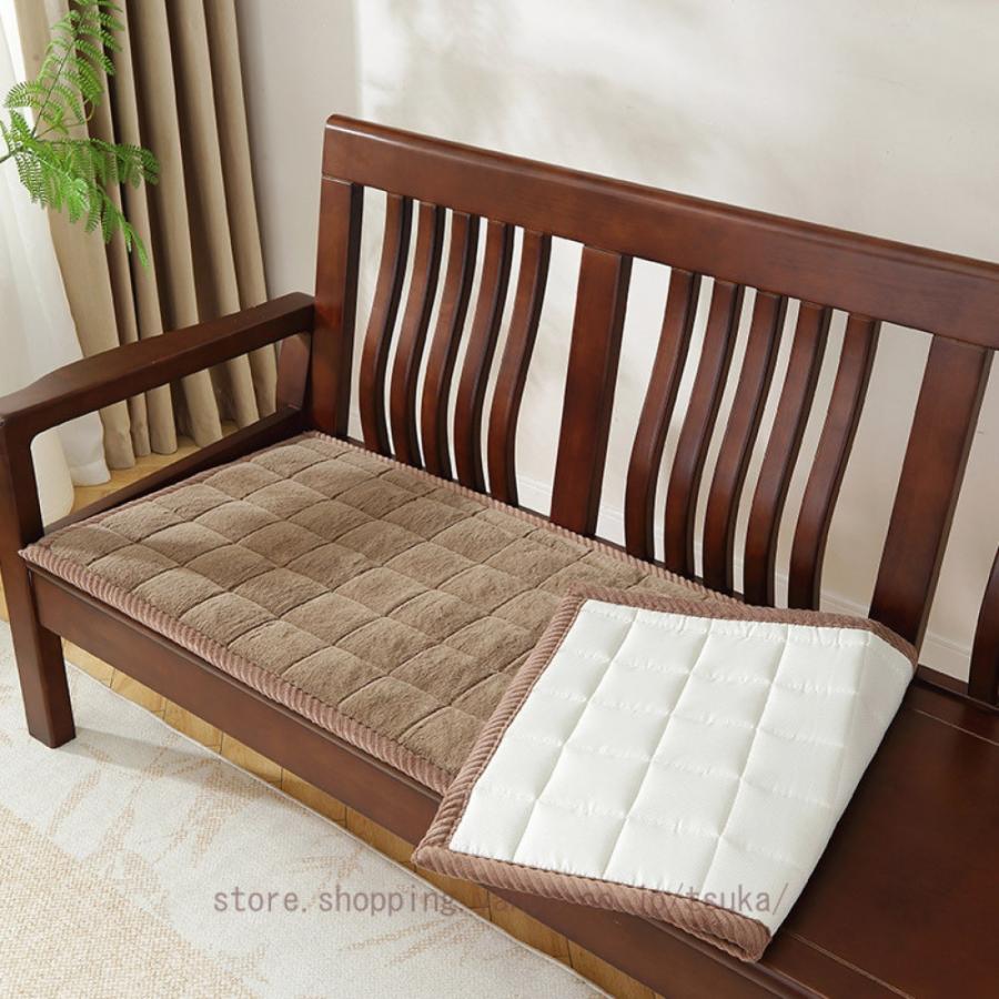 ソファーマット 厚手 長座布団 ごろ寝マット チェアクッション フロア