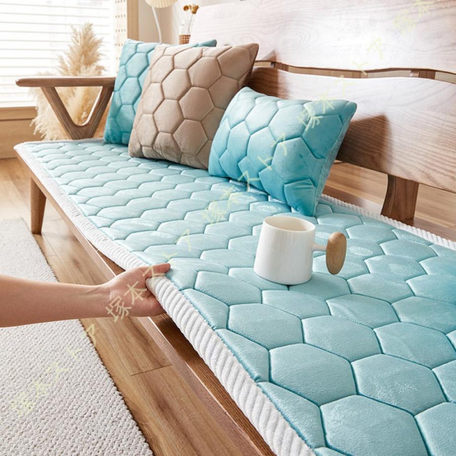 シートクッション ロング ソファー用 長い座布団 厚め おしゃれ 北欧