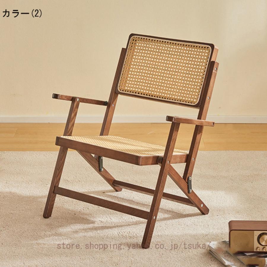 ダイニングチェア 木製 収納 折りたたみ椅子 背もたれ 室内 アウトドア チェア 完成品 天然木 ナチュラル おしゃれ 省スペース 食卓椅子 折り畳み椅子_4