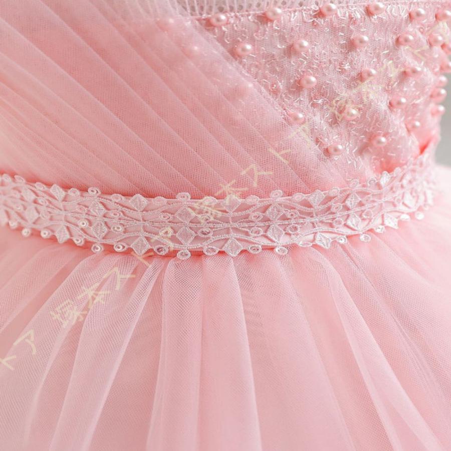 ドレス子供服 発表会 ラウンドネック かわいい パーティードレス フラワーガールドレス 子どもドレス 蝶結び付き 半袖 パーティドレス フォーマル 膝丈 |  | 11