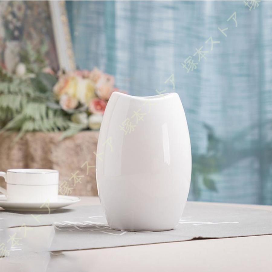 花瓶 白 陶器 花器 フラワーベース ホワイト白い 大 20cm かびん 花瓶 白 陶器 花器 フラワーベース ホワイト白い 大 20cm かびん