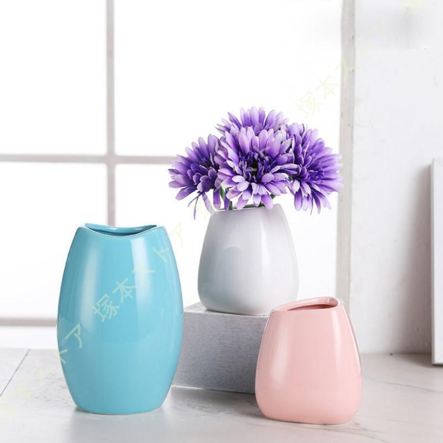 花瓶 白 陶器 花器 フラワーベース ホワイト白い 大 20cm かびん 花瓶 白 陶器 花器 フラワーベース ホワイト白い 大 20cm かびん