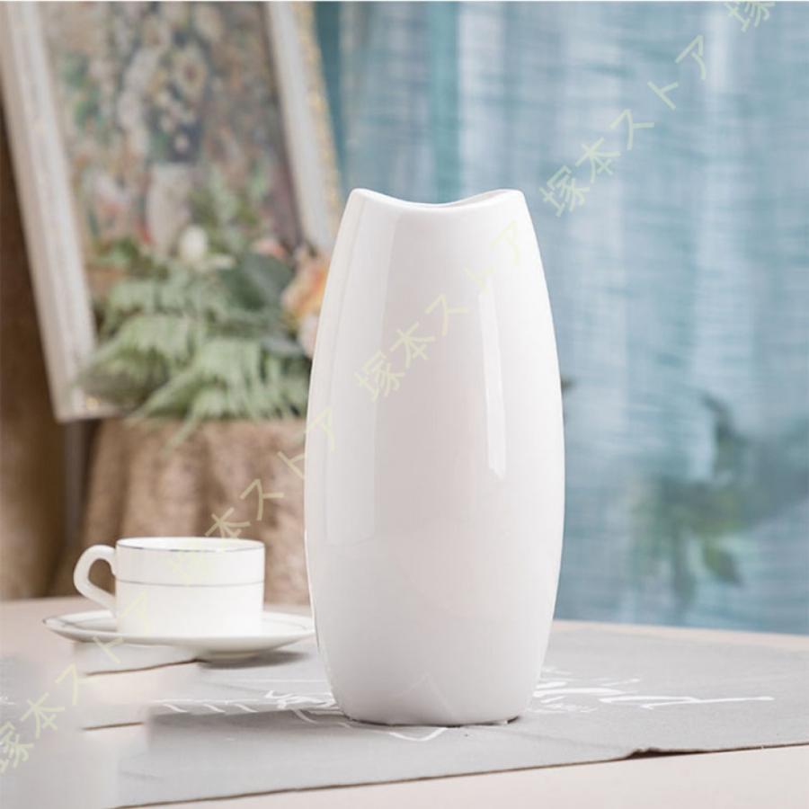 花瓶 白 陶器 花器 フラワーベース ホワイト白い 大 20cm かびん 花瓶 白 陶器 花器 フラワーベース ホワイト白い 大 20cm かびん