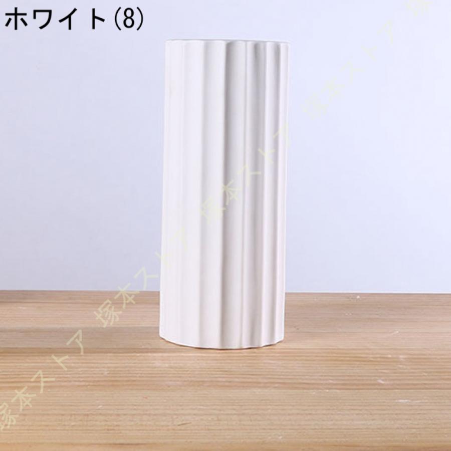 花器 花瓶 陶器 白 フラワーベース おしゃれ 陶磁器 つや消し面 北欧