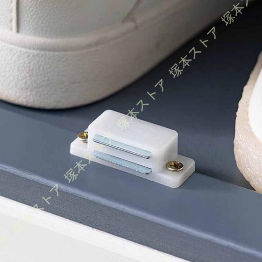 下駄箱 8段 竹製 大容量 靴置き 靴収納 おしゃれ シューズラック シューズキャビネット キャビネット 扉付き 半透明のドア 長虹アクリル素材 収納棚 防塵_10