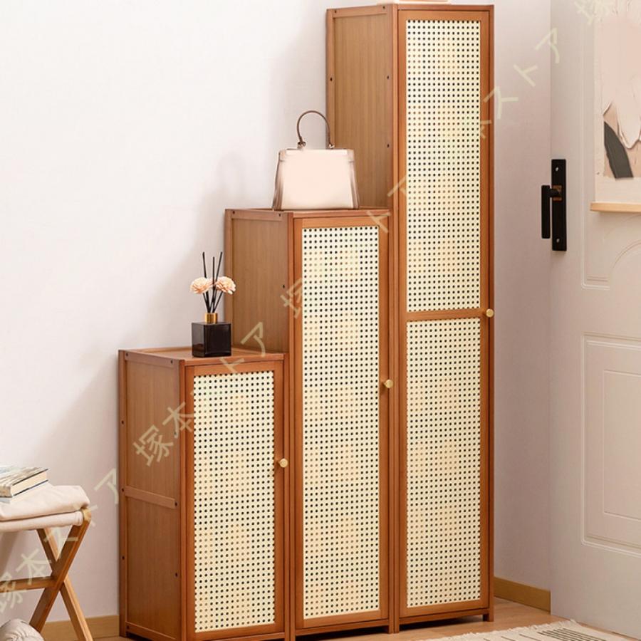 縦長 扉付き シューズラック 下駄箱 狭い靴箱 奥行32cm 靴箱 キャビネット シューズオーガナイザー エントランス 玄関 収納 小物収納 収納ラック おしゃれの画像