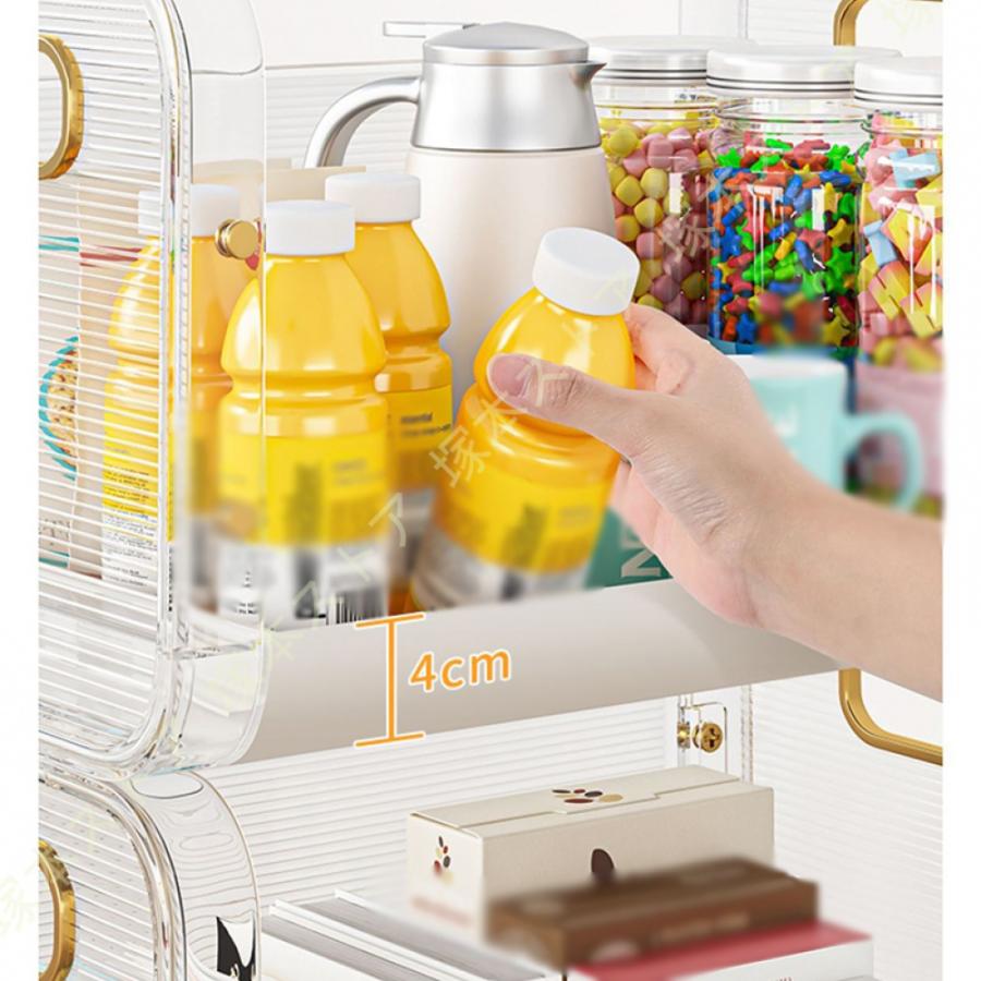 キッチン収納カート キッチンワゴン 省スペース 隙間収納 組立簡単 バスケットラック 小物収納 調味料/皿/野菜/食器 多機能 居間 トイレ 北欧 お洒落_9