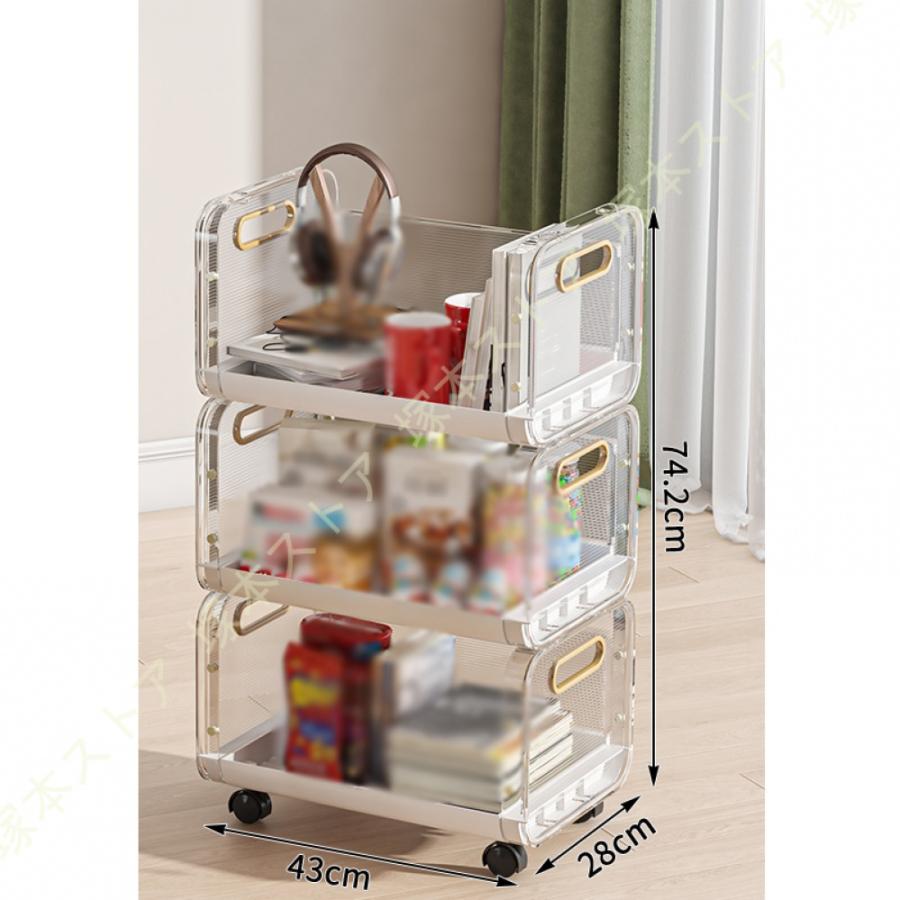 キッチンストッカー シンク下 収納ワゴン キャスター付き 調味料ラック